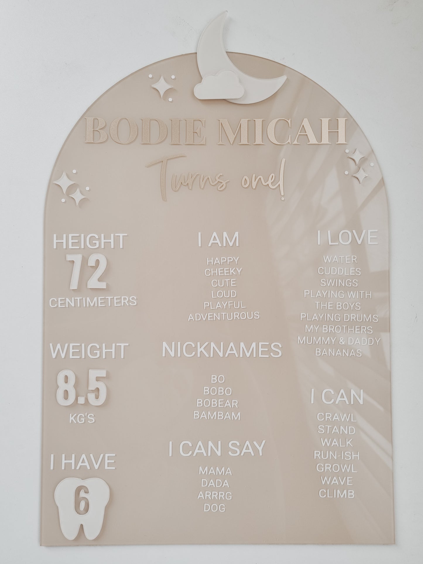 Birthday Milestone Boards