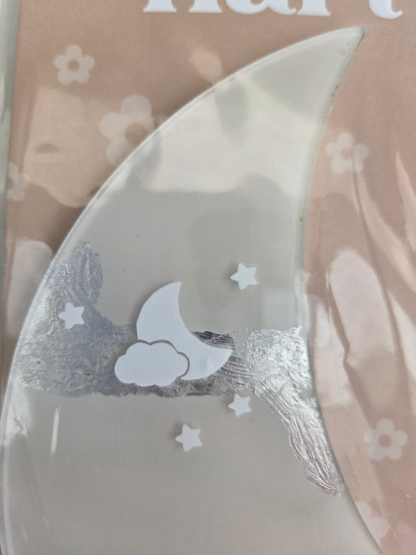To the Moon - Stone & Silver fleck