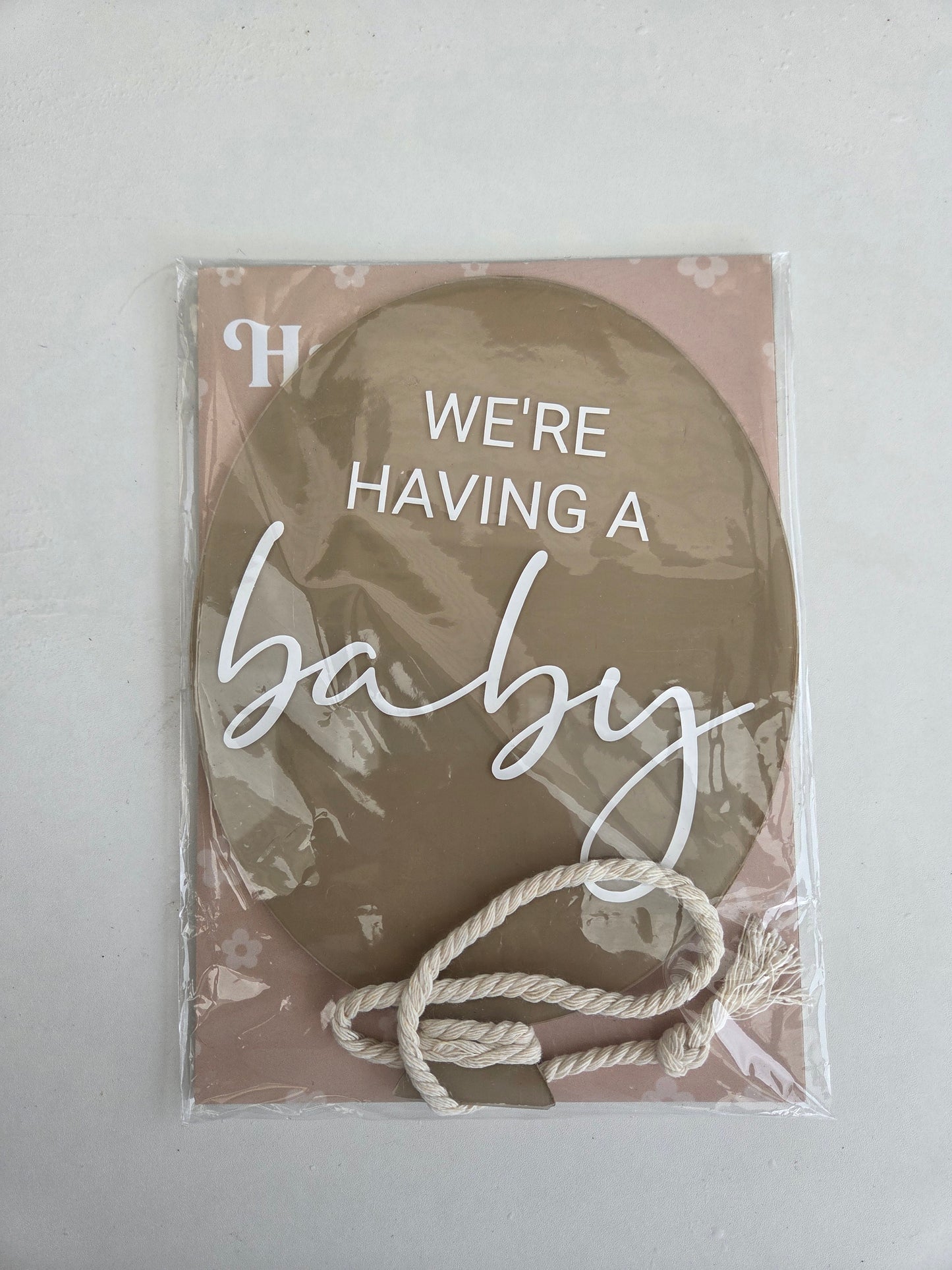 Announcement Balloon - Brown