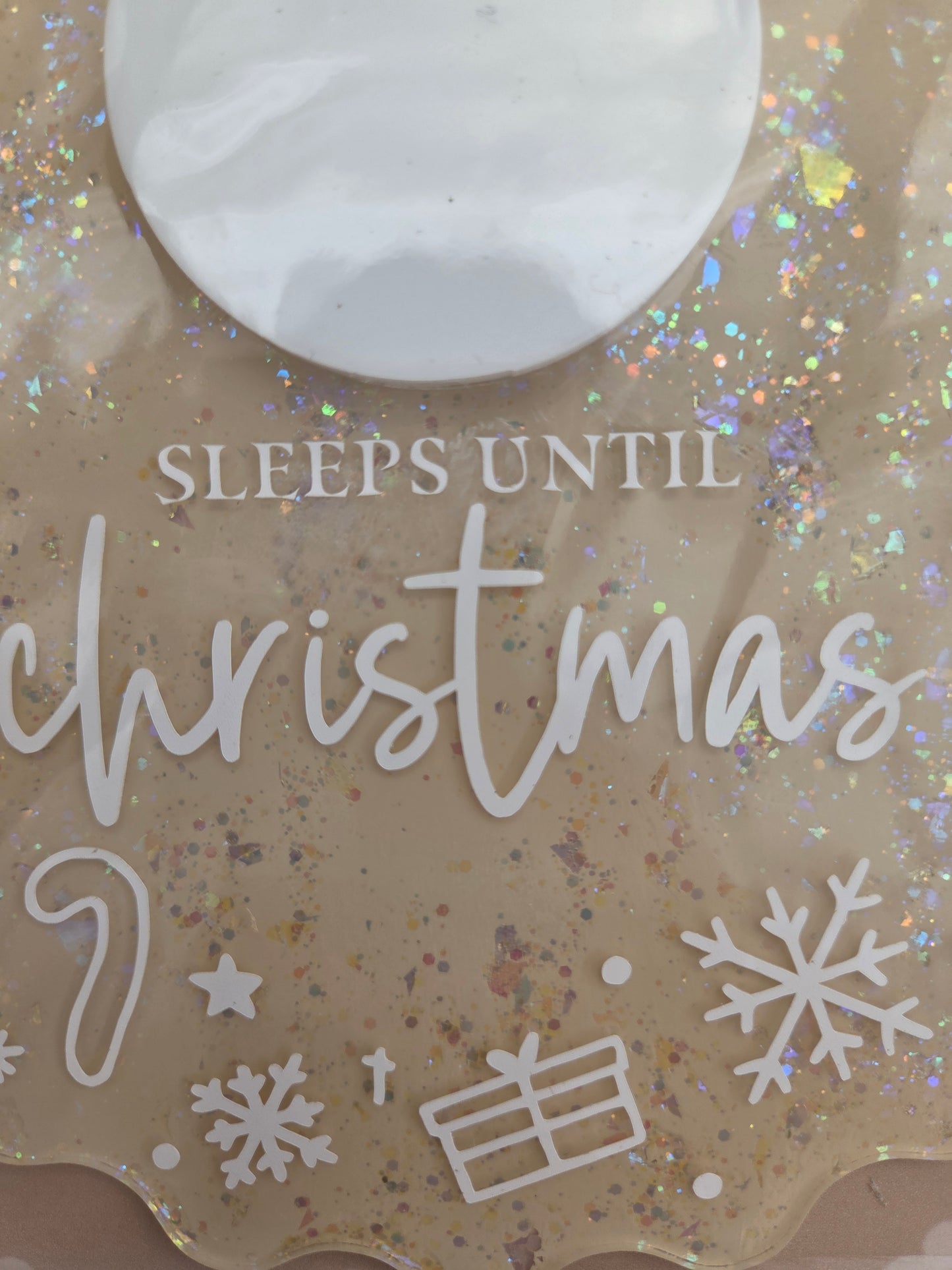 Hanging Christmas Countdown - Shell Sparkle