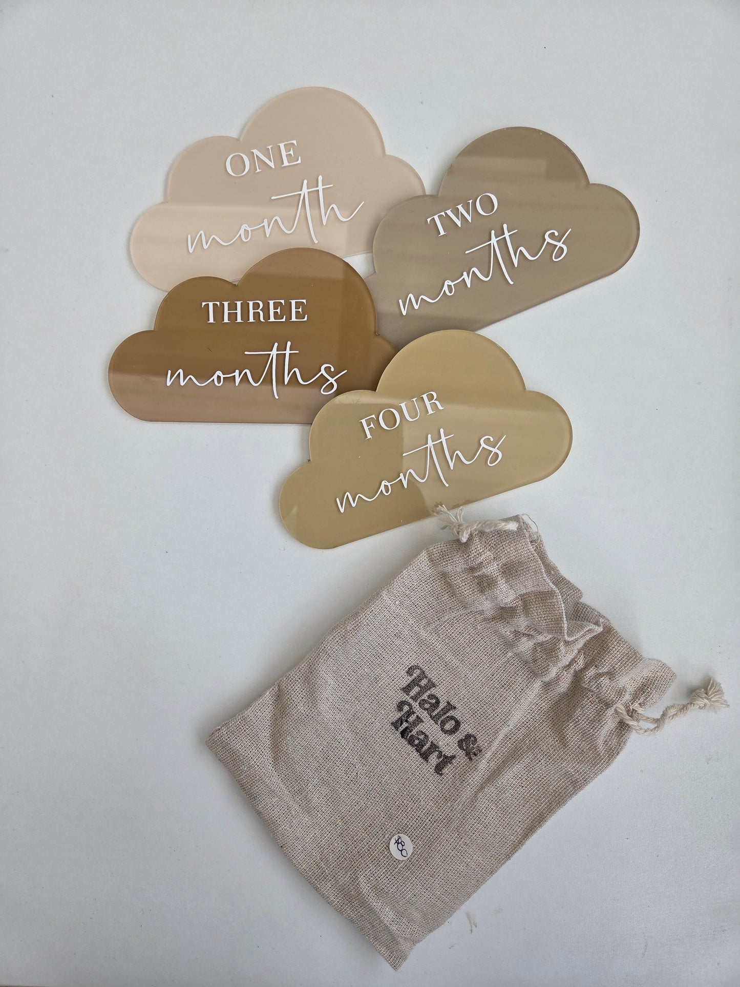 Milestone Set Clouds - Neutrals