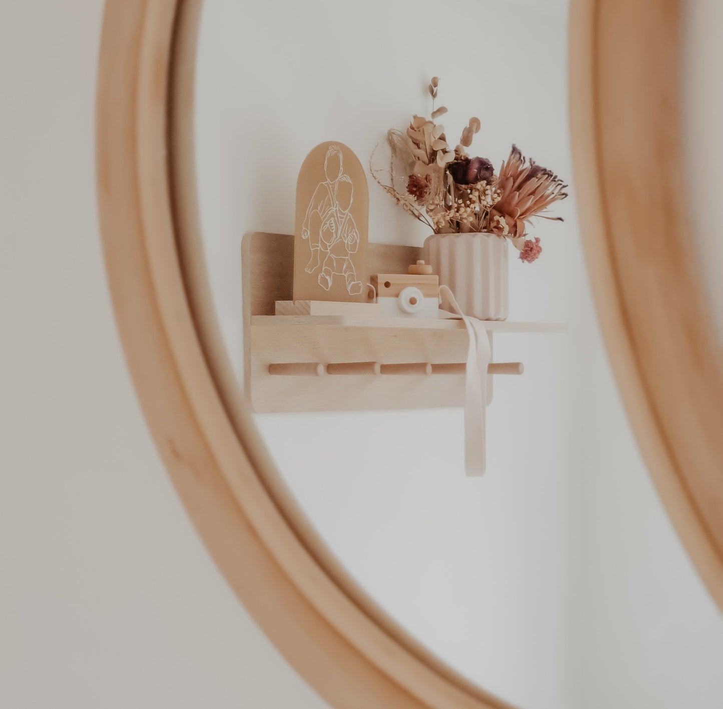 Coloured acrylic arch
