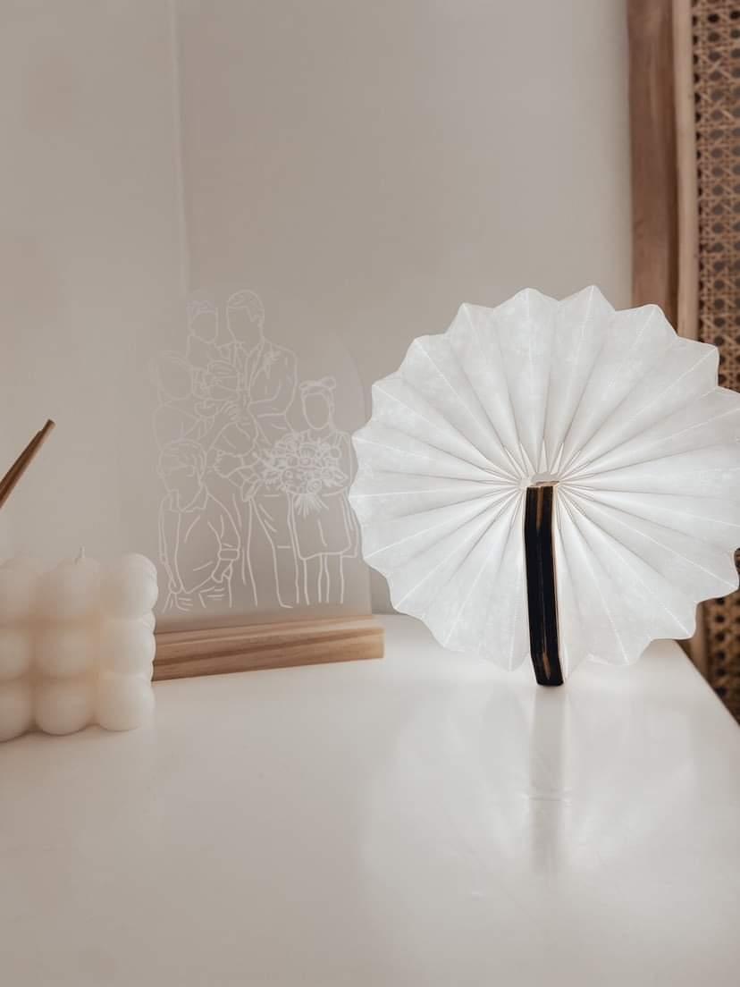 Frosted acrylic arch