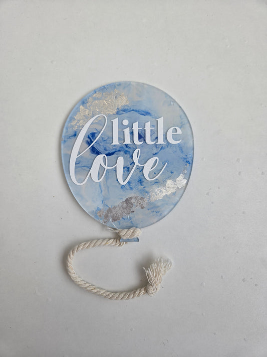 Mini Balloon - Blue Marble