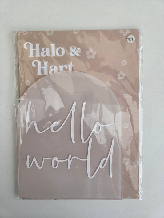 Birth Announcement Arch - Blush