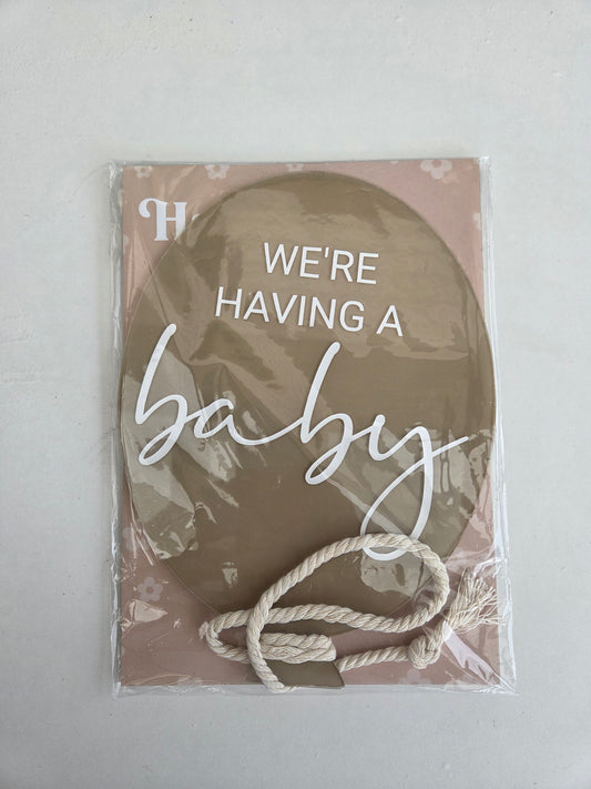 Announcement Balloon - Brown