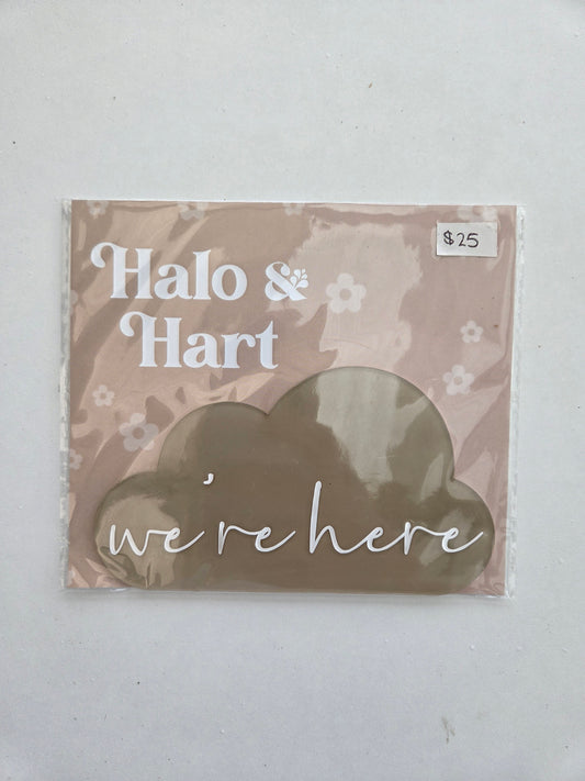 We're here Cloud - brown